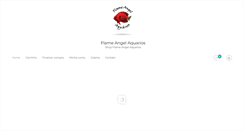 Desktop Screenshot of flameangelaquarios.com.br