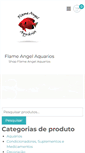 Mobile Screenshot of flameangelaquarios.com.br